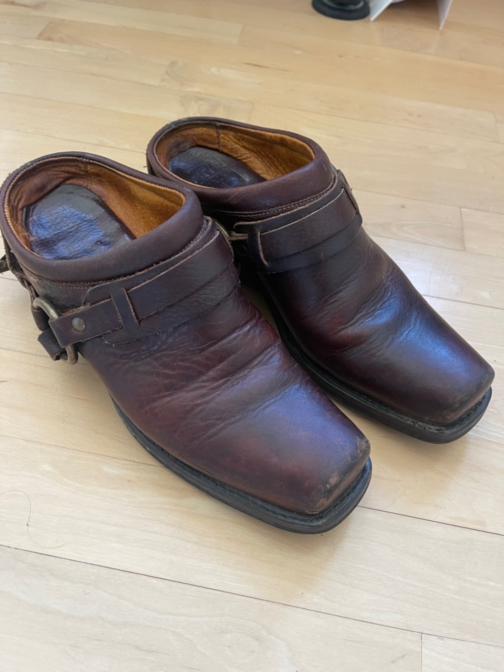 Frye slip on shoe